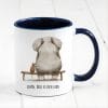 Auf dem Bild ist das Produkt: Bedruckte Tasse Schön, dass es dich gibt mit Maus und Elefant, Geschenk Geburtstag Kaffeetasse Kaffeebecher Liebe Freundschaft zum Preis von €17.90 abgebildet.