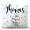 Auf dem Bild ist das Produkt: Bedrucktes Kissen Weltbeste Patentante Wunschnamen Polyester Geschenk zum Preis von €16.90 abgebildet.