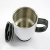 Auf dem Bild ist das Produkt: Edelstahl Thermobecher Faultier mit Spruch das Blöde am Faulsein… Kaffeebecher Trinkbecher 390 ml weiß zum Preis von €21.9 abgebildet.