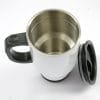 Auf dem Bild ist das Produkt: Edelstahl Thermobecher To Go Schön dass es dich gibt Maus und Elefant Geschenk Geburtstag Kaffeebecher 390ml mit Griff zum Preis von €21.9 abgebildet.