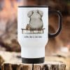 Auf dem Bild ist das Produkt: Edelstahl Thermobecher To Go Schön dass es dich gibt Maus und Elefant Geschenk Geburtstag Kaffeebecher 390ml mit Griff zum Preis von €21.9 abgebildet.