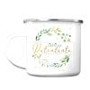 Auf dem Bild ist das Produkt: Emaille Campingbecher Lieblingsmensch personalisiert mit Wunschnamen Geschenk zum Preis von €18.9 abgebildet.