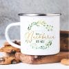 Auf dem Bild ist das Produkt: Emaille Campingbecher Lieblingsmensch personalisiert mit Wunschnamen Geschenk zum Preis von €18.9 abgebildet.