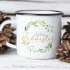 Auf dem Bild ist das Produkt: Emaille Campingbecher Lieblingsmensch personalisiert mit Wunschnamen Geschenk zum Preis von €18.9 abgebildet.