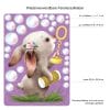 Auf dem Bild ist das Produkt: Fensterbild Hase Seifenblasen Ostern Fensterdeko Kinder Frühlingsdeko Frühling Osterdeko wiederverwendbar zum Preis von €13.90 abgebildet.