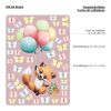 Auf dem Bild ist das Produkt: Fensterbild Kinderzimmer Frühling Ostern Fuchs Luftballons Schmetterlinge Fensterdeko Kind, Frühlingsdeko, Osterdeko zum Preis von €13.90 abgebildet.