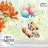 Auf dem Bild ist das Produkt: Fensterbild Kinderzimmer Frühling Ostern Fuchs Luftballons Schmetterlinge Fensterdeko Kind, Frühlingsdeko, Osterdeko zum Preis von €13.90 abgebildet.