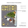 Auf dem Bild ist das Produkt: Fensterbild Weihnachten Winter Bär und Pinguin mit Sternen Fensteraufkleber Fensterdeko wiederverwendbar zum Preis von €13.90 abgebildet.