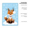 Auf dem Bild ist das Produkt: Fensterbild Weihnachten Winter Fuchs Schneeball Schneeflocken Fensterdeko winterliche Fensterdeko zum Preis von €13.90 abgebildet.