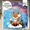 Auf dem Bild ist das Produkt: Fensterbild Weihnachten Winter Fuchs Schneeball Schneeflocken Fensterdeko winterliche Fensterdeko zum Preis von €13.90 abgebildet.