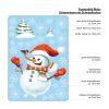 Auf dem Bild ist das Produkt: Fensterbild Weihnachten Winter Schneemann mit Schneeflocken Fensterdeko wiederverwendbar zum Preis von €13.90 abgebildet.