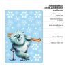 Auf dem Bild ist das Produkt: Fensterbild Weihnachten Winter Yeti Skier mit Schneeflocken Fensterdeko winterliche Fensterdeko Schneeflocken zum Preis von €13.90 abgebildet.