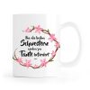 Auf dem Bild ist das Produkt: Geschenk Keramik Tasse bedruckt Beste Schwester Tante spülmaschinenfest 330 ml Fassungsvermögen zum Preis von €15.90 abgebildet.