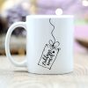 Auf dem Bild ist das Produkt: Keramik Tasse bedruckt Lieblingsmensch Geschenk Kaffeebecher Kaffeetasse zum Preis von €15.90 abgebildet.