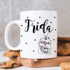Auf dem Bild ist das Produkt: Keramik Tasse Patentante Patenonkel Tante Onkel Oma Opa Wunschname Geburt Punkte, Geschenk Geburtstag zum Preis von €16.9 abgebildet.