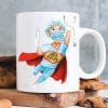 Auf dem Bild ist das Produkt: Keramik Tasse Super Pfleger Maske Corona Geschenkidee Spruch, Geschenk Geburtstag zum Preis von €15.90 abgebildet.