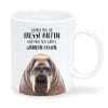Auf dem Bild ist das Produkt: Keramiktasse bedruckt Walross Fresse halten Kaffeetasse Geschenk Geburtstag Spruch 330 ml zum Preis von €15.90 abgebildet.