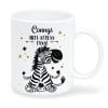 Auf dem Bild ist das Produkt: Keramiktasse Zebra Anti Stress Tasse personalisiert Wunschname Geschenk Geburtstag 330ml zum Preis von €18.90 abgebildet.