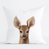 Auf dem Bild ist das Produkt: Kissen bedruckt mit Reh Rehkitz Dekokissen 40 x 40 cm Polyester mit oder ohne Füllung Geschenk zum Preis von €11.90 abgebildet.