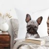 Auf dem Bild ist das Produkt: Kissen bedruckt mit Hund Französische Bulldogge, Geschenk für einen Hundebesitzer zum Preis von €11.90 abgebildet.