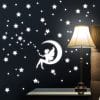 Auf dem Bild ist das Produkt: Leuchtaufkleber Fluoreszierende Fee Mond Sterne Leuchtsticker Kinderzimmer Sternenhimmel zum Preis von €22.9 abgebildet.