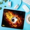 Auf dem Bild ist das Produkt: Mauspad Mousepad Fußball personalisiert Wunschnamen Schreibtischunterlage benutzerdefiniertes Geschenk Büro Einschulung zum Preis von €14.9 abgebildet.