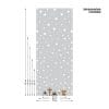 Auf dem Bild ist das Produkt: Sichtschutzfolie Kinderzimmer Zootiere Fensterfolie Fensterdeko Milchglasfolie Wiederverwendbar Sichtschutz zum Preis von €24.9 abgebildet.