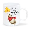 Auf dem Bild ist das Produkt: Tasse bedruckt Bär Glück ist, eine Freundin/einen Freund wie dich zu haben zum Preis von €15.90 abgebildet.