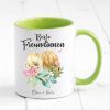 Auf dem Bild ist das Produkt: Tasse bedruckt Beste Freundinnen mit Wunschnamen Geschenk Geburtstag Kaffeetasse Kaffeebecher, Best Friends zum Preis von €17.9 abgebildet.
