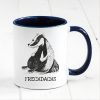 Auf dem Bild ist das Produkt: Tasse bedruckt Dachs Frechdachs Geschenk Geburtstag Kaffeetasse Kaffeebecher 330 ml spülmaschinenfest zum Preis von €17.90 abgebildet.