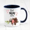 Auf dem Bild ist das Produkt: Tasse bedruckt Faultier Best Mom ever Geschenk Muttertag Geburtstag Kaffeetasse Kaffeebecher Spülmaschinenfest Keramik zum Preis von €17.90 abgebildet.