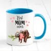 Auf dem Bild ist das Produkt: Tasse bedruckt Faultier Best Mom ever Geschenk Muttertag Geburtstag Kaffeetasse Kaffeebecher Spülmaschinenfest Keramik zum Preis von €17.90 abgebildet.