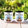 Auf dem Bild ist das Produkt: Tasse bedruckt Faultier Papas Anti-Stress Tasse, Geschenk Geburtstag Kaffeetasse Kaffeebecher, Weihnachtsgeschenk zum Preis von €18.9 abgebildet.