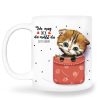 Auf dem Bild ist das Produkt: Tasse bedruckt Katze, Geschenk Geburtstag Kaffeetasse Kaffeebecher, Geschenk Geburtstag zum Preis von €16.9 abgebildet.