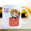 Auf dem Bild ist das Produkt: Tasse bedruckt Katze, Geschenk Geburtstag Kaffeetasse Kaffeebecher, Geschenk Geburtstag zum Preis von €16.9 abgebildet.