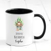 Auf dem Bild ist das Produkt: Tasse bedruckt Lieblingsnachbarin mit Wunschnamen, Geschenk Geburtstag Kaffeetasse Kaffeebecher, Weihnachtsgeschenk zum Preis von €18.9 abgebildet.