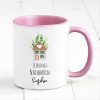 Auf dem Bild ist das Produkt: Tasse bedruckt Lieblingsnachbarin mit Wunschnamen, Geschenk Geburtstag Kaffeetasse Kaffeebecher, Weihnachtsgeschenk zum Preis von €18.9 abgebildet.