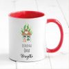 Auf dem Bild ist das Produkt: Tasse bedruckt Lieblingsnachbarin mit Wunschnamen, Geschenk Geburtstag Kaffeetasse Kaffeebecher, Weihnachtsgeschenk zum Preis von €18.9 abgebildet.