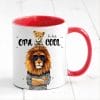 Auf dem Bild ist das Produkt: Tasse bedruckt Löwe Opa du bist cool Geschenk Kaffeetasse Geschenkidee Becher Verschenken zum Preis von €17.90 abgebildet.