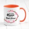 Auf dem Bild ist das Produkt: Tasse bedruckt mit Spruch Nur die besten Mamas werden zur Oma befördert Geschenk Geburtstag Kaffeetasse Kaffeebecher Muttertag zum Preis von €17.90 abgebildet.