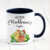 Auf dem Bild ist das Produkt: Tasse bedruckt weltbeste Nachbarin mit Wunschnamen Geschenk Geburtstag Kaffeetasse Kaffeebecher zum Preis von €17.90 abgebildet.