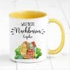 Auf dem Bild ist das Produkt: Tasse bedruckt weltbeste Nachbarin mit Wunschnamen Geschenk Geburtstag Kaffeetasse Kaffeebecher zum Preis von €17.90 abgebildet.