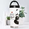 Auf dem Bild ist das Produkt: Tasse Emaillebecher Kissen oder Thermobecher Panda Bär Du bist der schönste Zufall meines Lebens Geschenk Geburtstag zum Preis von €16.9 abgebildet.