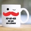 Auf dem Bild ist das Produkt: Bedruckte Tasse für die Weihnachtszeit Bart Ho Ho Glühweintasse zum Preis von €15.90 abgebildet.