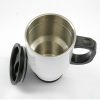 Auf dem Bild ist das Produkt: Thermobecher bedruckt mit einer Bierflasche und der Aufschrift Save water, drink beer, schwarz weiß, Geburtstagsgeschenk Vati zum Preis von €21.9 abgebildet.