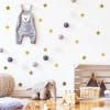 Auf dem Bild ist das Produkt: Wandsticker Aufkleber Sterne Set gold Geschenkaufkleber Dekosterne 96 Stück zum Preis von €9.9 abgebildet.