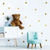 Auf dem Bild ist das Produkt: Wandsticker Aufkleber Sterne Set gold Geschenkaufkleber Dekosterne 96 Stück zum Preis von €9.9 abgebildet.
