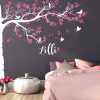Auf dem Bild ist das Produkt: Wandtattoo Kinderzimmer Bäumchen mit Wunschnamen 3farbig, Dekoration Babyzimmer zum Preis von €48.9 abgebildet.