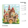 Auf dem Bild ist das Produkt: Wandtattoo Kinderzimmer Burg mit Wolf Fuchs Maus Wolken Mäusetür Kinderzimmerdeko Babyzimmer zum Preis von €19.90 abgebildet.