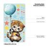 Auf dem Bild ist das Produkt: Wandtattoo Kinderzimmer Katze mit Luftballon Dekoration Babyzimmer zum Preis von €24.9 abgebildet.